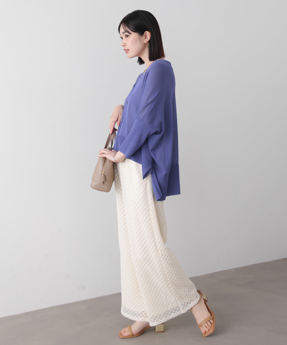 カラミメッシュパンツ［5/22発送予定］