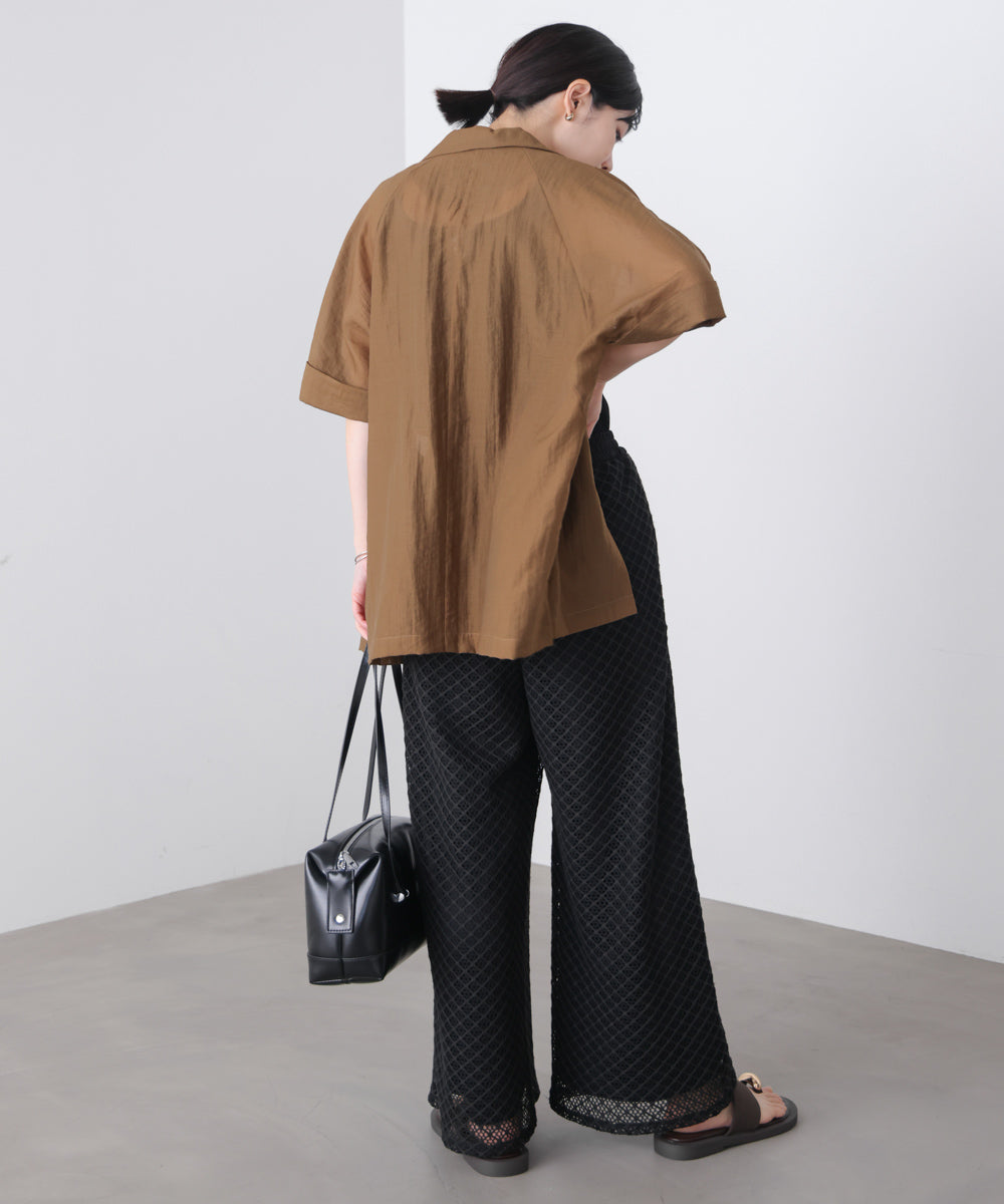 カラミメッシュパンツ［5/22発送予定］