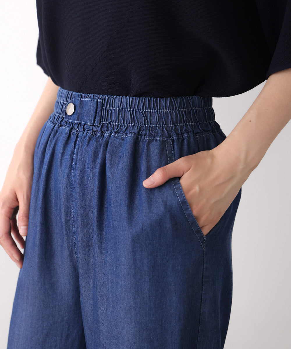 ボタンポイントデニムパンツ