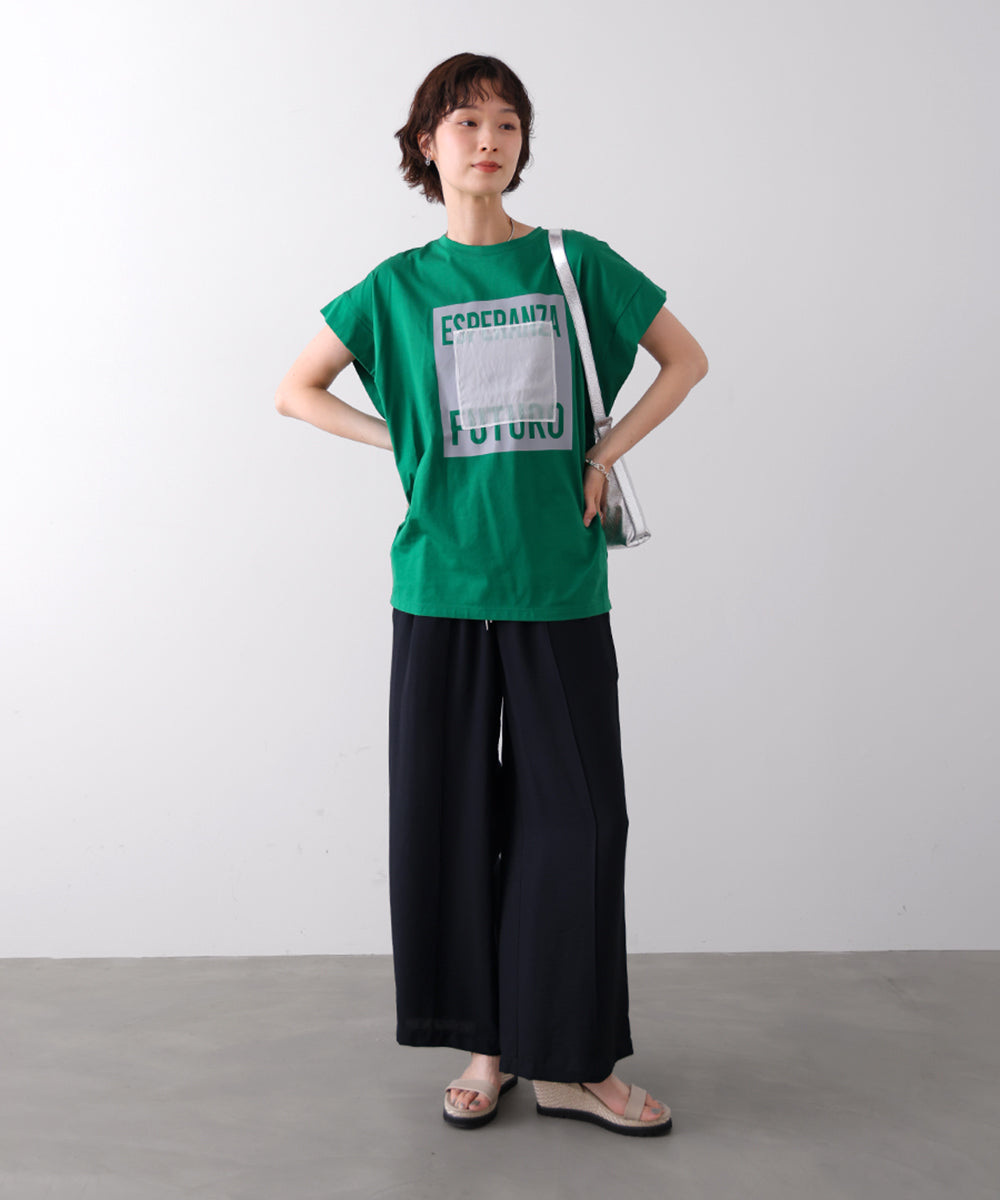 リラックスセミワイドパンツ［6/11発送予定］