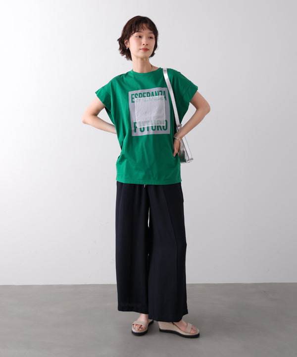 リラックスセミワイドパンツ［6/11発送予定］