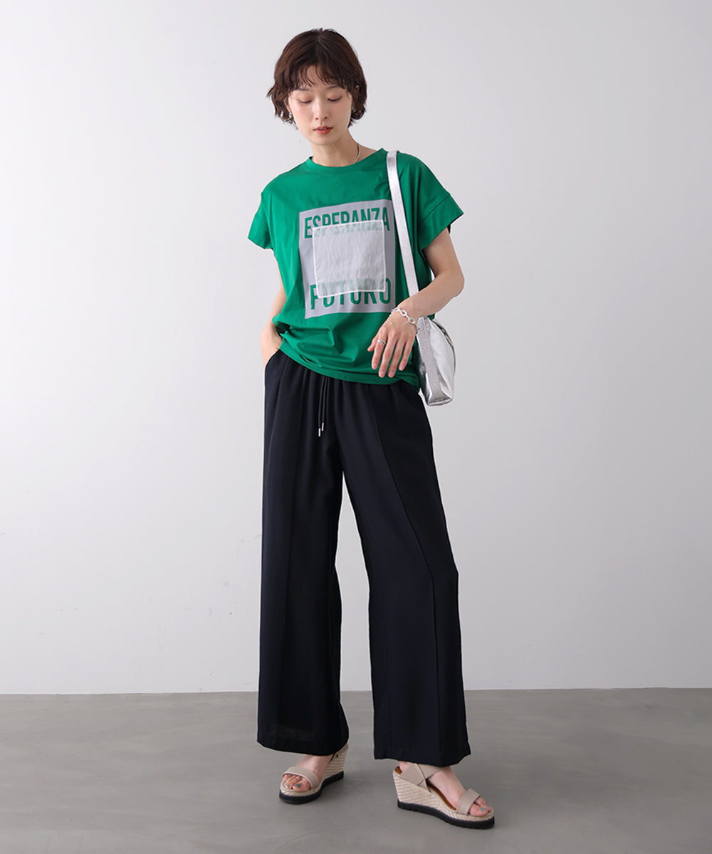 リラックスセミワイドパンツ［6/11発送予定］