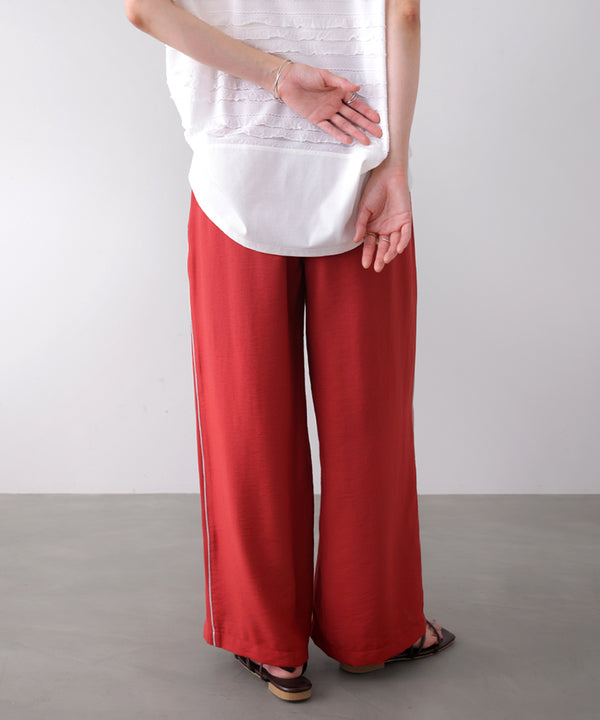 リラックスセミワイドパンツ［6/11発送予定］