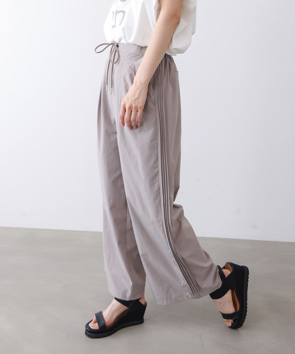 【接触冷感】脇ピンタックパンツ［7/10発送予定］