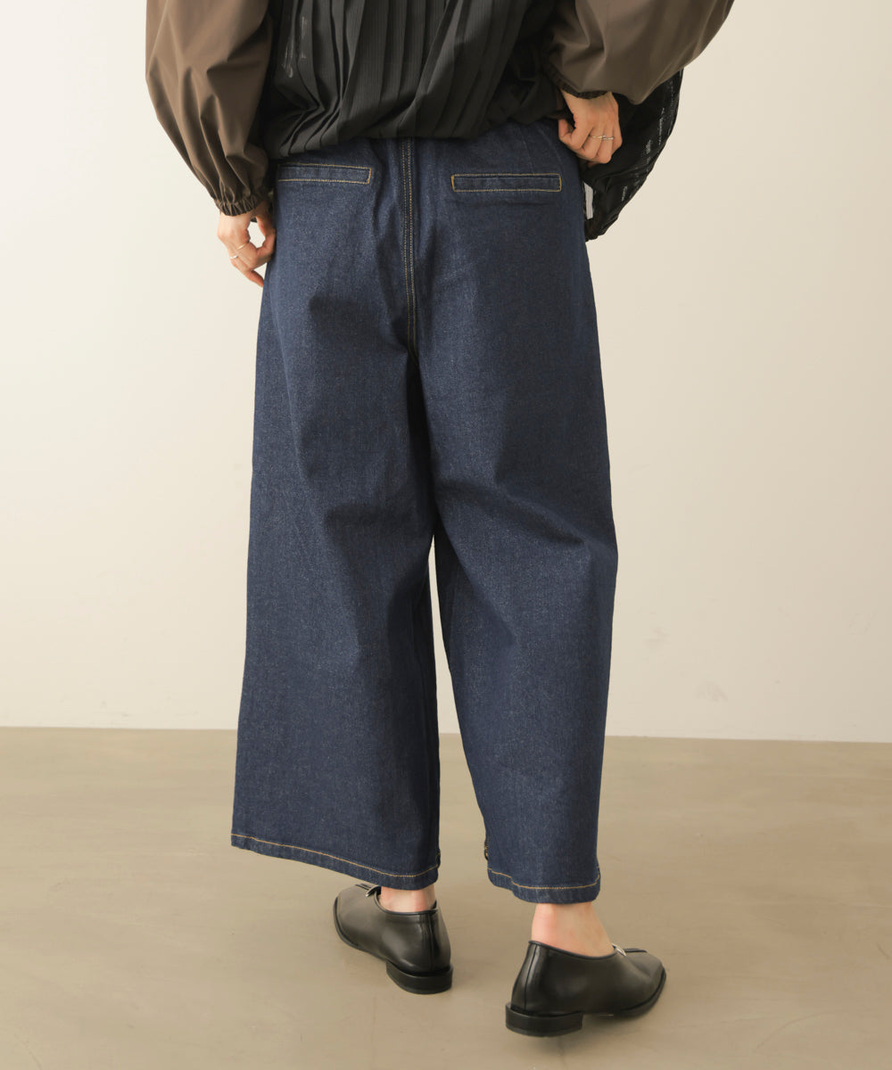 フロントZIPデニムパンツ