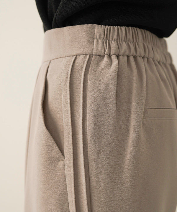シルクライクサイドタックパンツ［9/11発送予定］