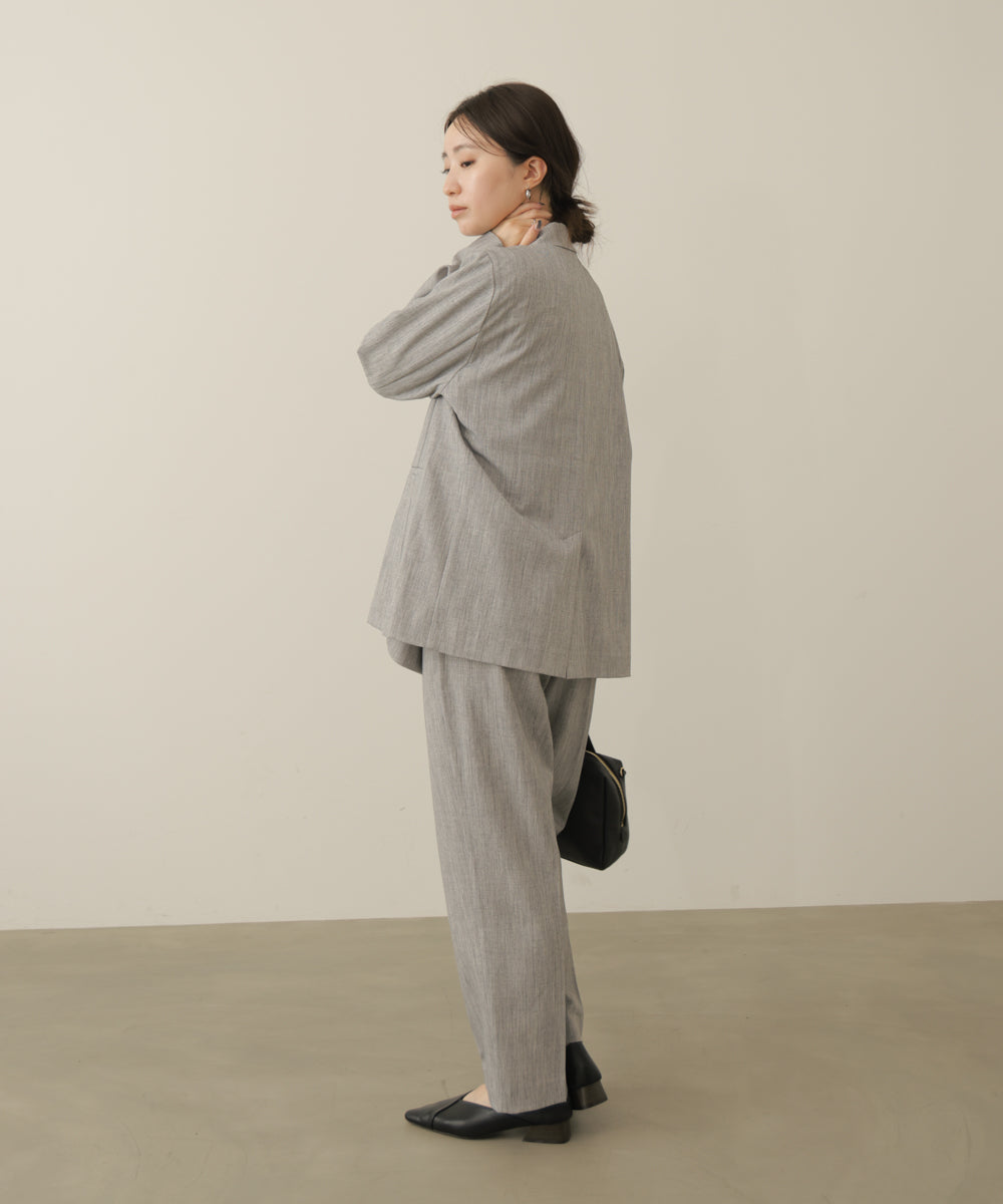 SLIMUP+タックパンツ