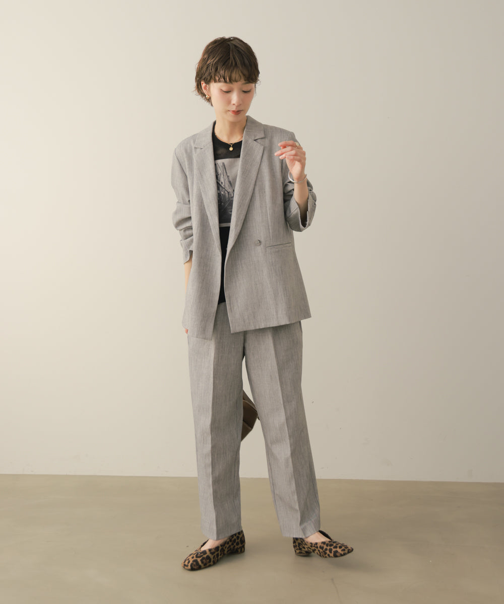 SLIMUP+タックパンツ