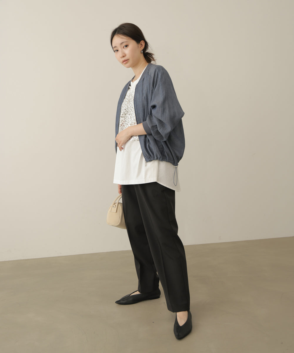 SLIMUP+タックパンツ
