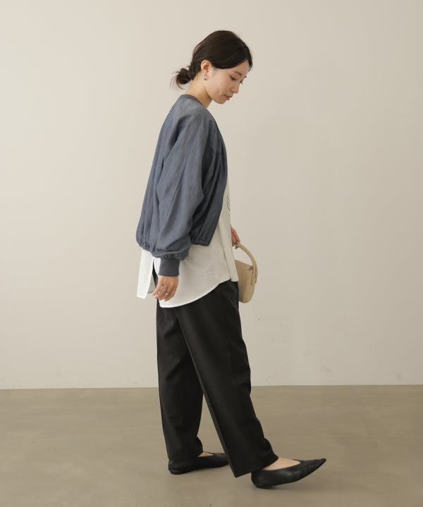 SLIMUP+タックパンツ