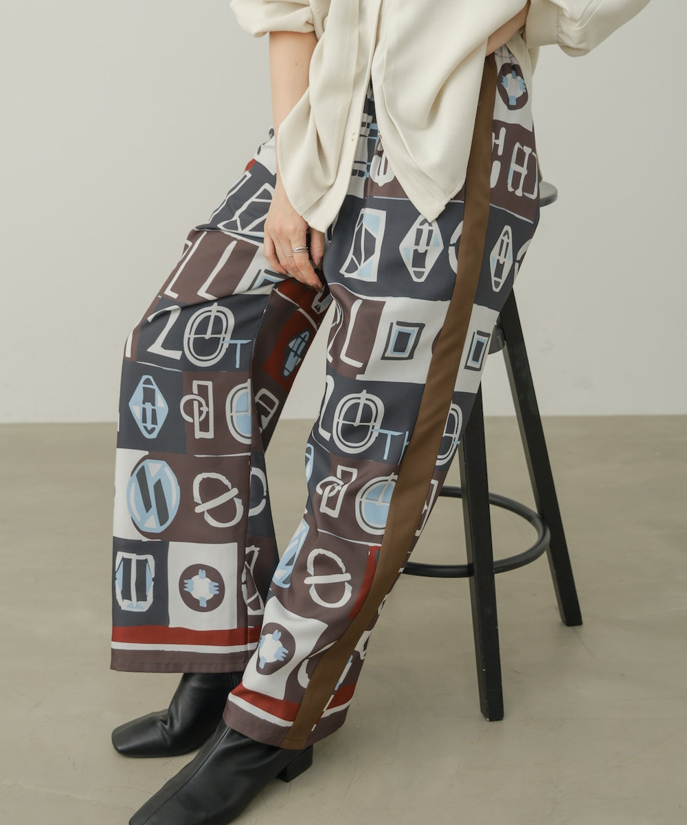 MOROCCOタイルTEXTILEパンツ［10/6発送予定］