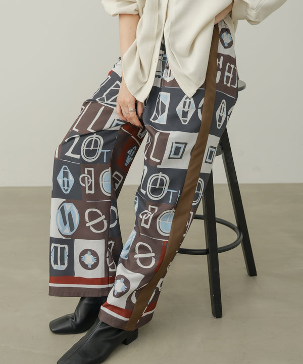 MOROCCOタイルTEXTILEパンツ［10/6発送予定］