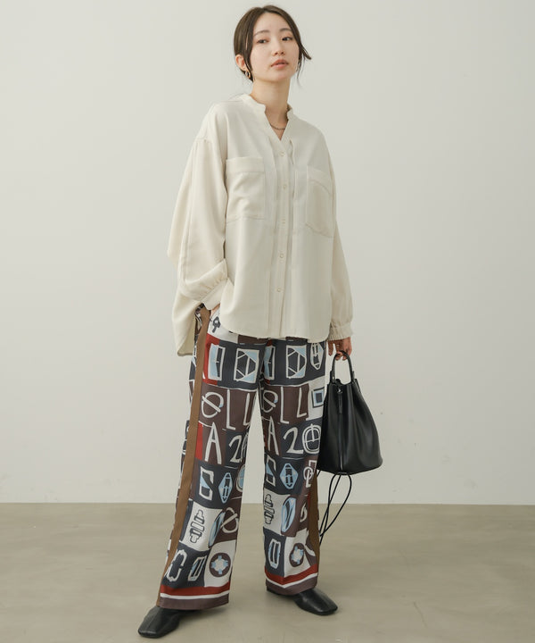 MOROCCOタイルTEXTILEパンツ［10/6発送予定］