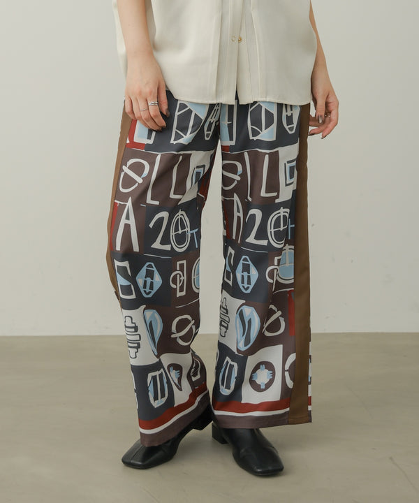 MOROCCOタイルTEXTILEパンツ［10/6発送予定］