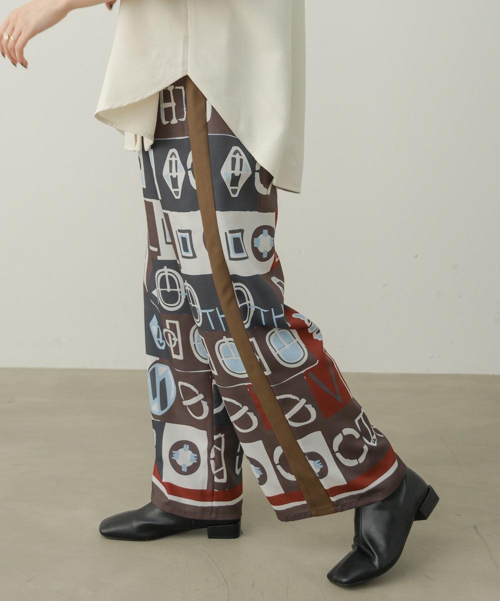MOROCCOタイルTEXTILEパンツ［10/6発送予定］