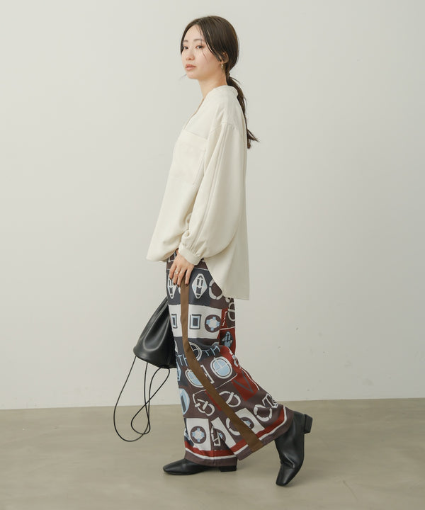 MOROCCOタイルTEXTILEパンツ［10/6発送予定］