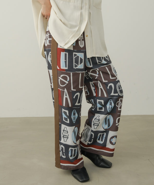 MOROCCOタイルTEXTILEパンツ［10/6発送予定］