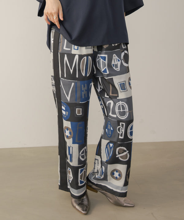 MOROCCOタイルTEXTILEパンツ［10/6発送予定］