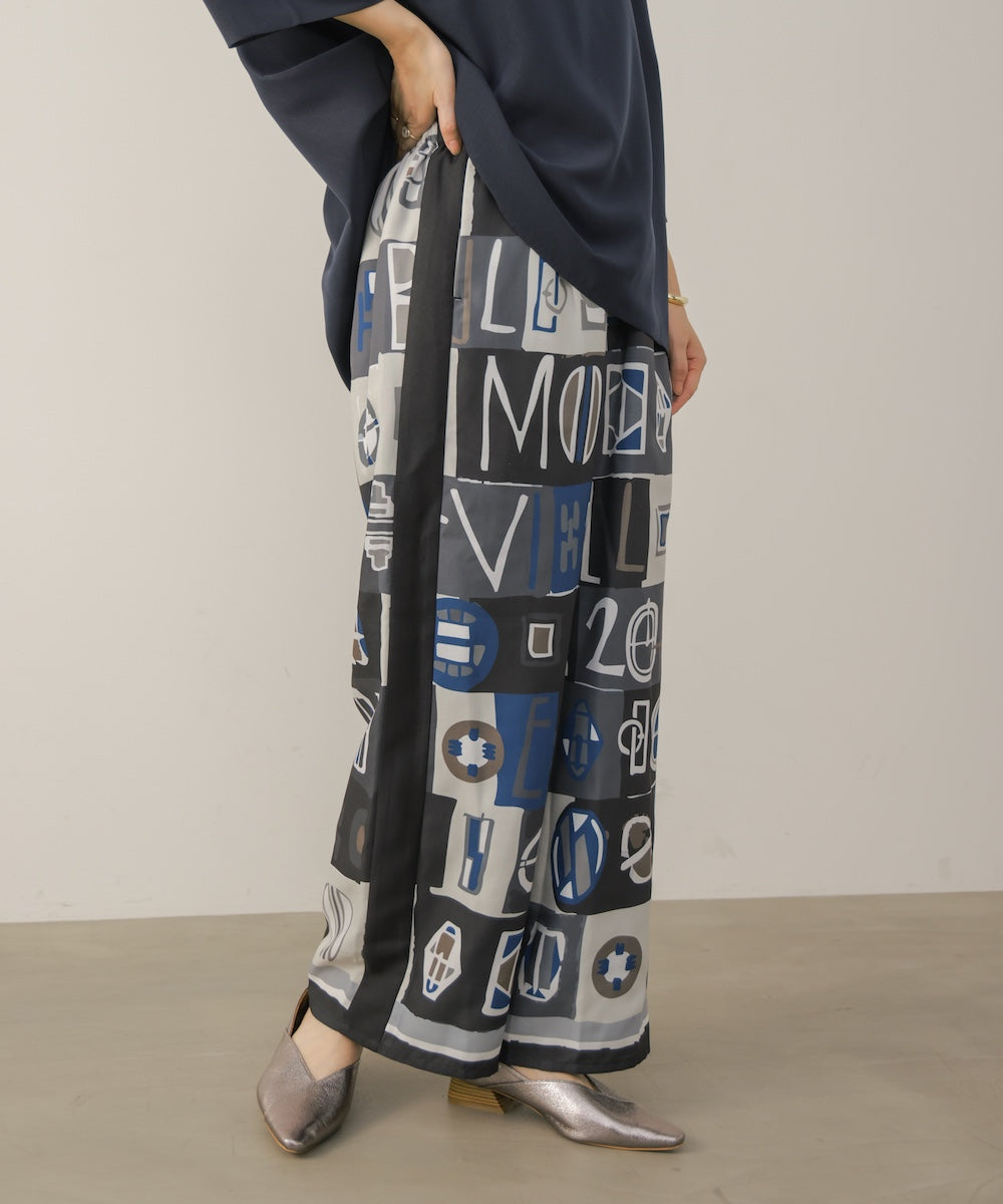 MOROCCOタイルTEXTILEパンツ［10/6発送予定］