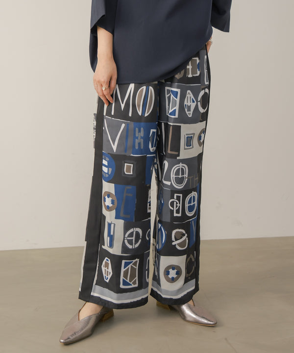 MOROCCOタイルTEXTILEパンツ［10/6発送予定］