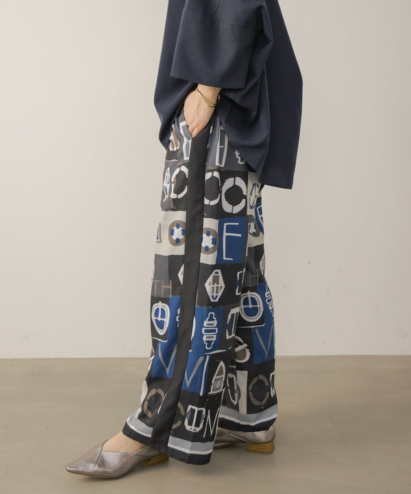 MOROCCOタイルTEXTILEパンツ［10/6発送予定］