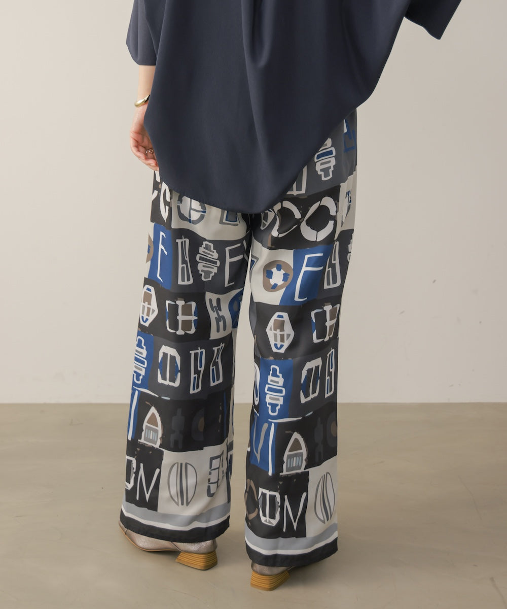 MOROCCOタイルTEXTILEパンツ［10/6発送予定］
