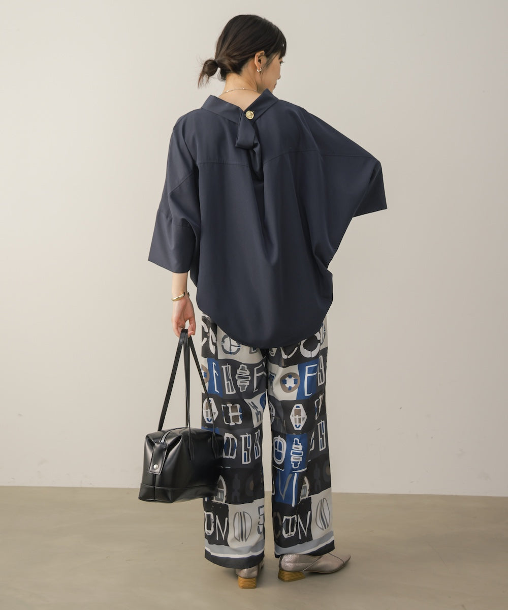 MOROCCOタイルTEXTILEパンツ［10/6発送予定］