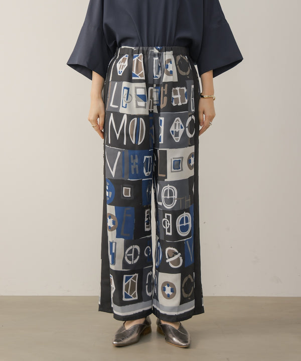 MOROCCOタイルTEXTILEパンツ［10/6発送予定］