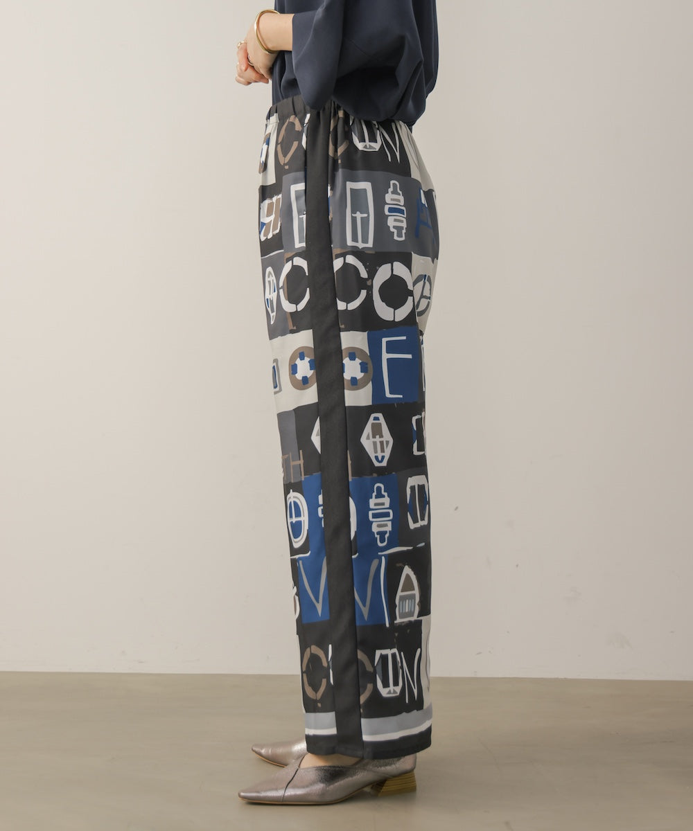 MOROCCOタイルTEXTILEパンツ［10/6発送予定］