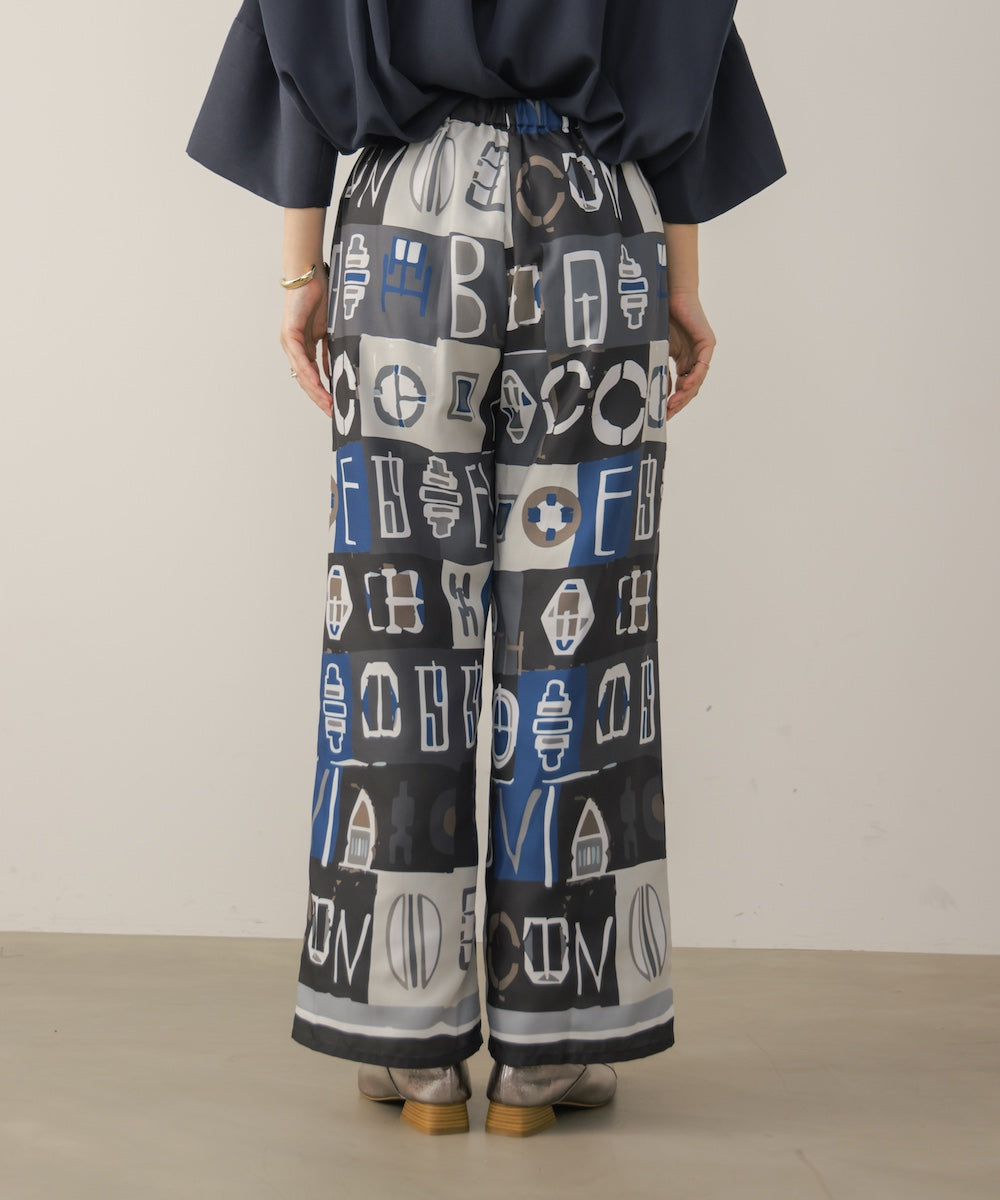 MOROCCOタイルTEXTILEパンツ［10/6発送予定］