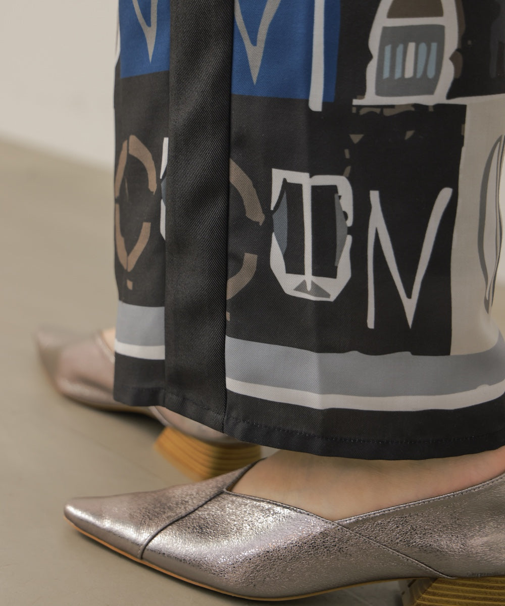 MOROCCOタイルTEXTILEパンツ［10/6発送予定］