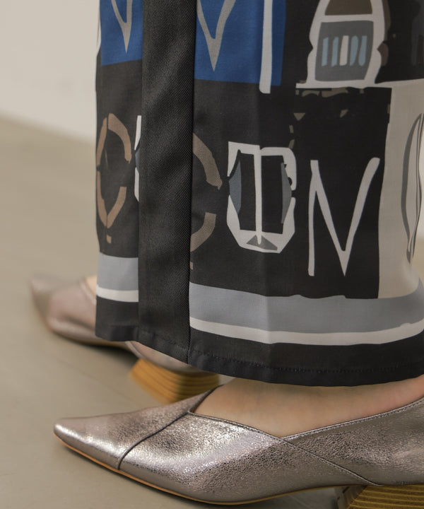 MOROCCOタイルTEXTILEパンツ［10/6発送予定］