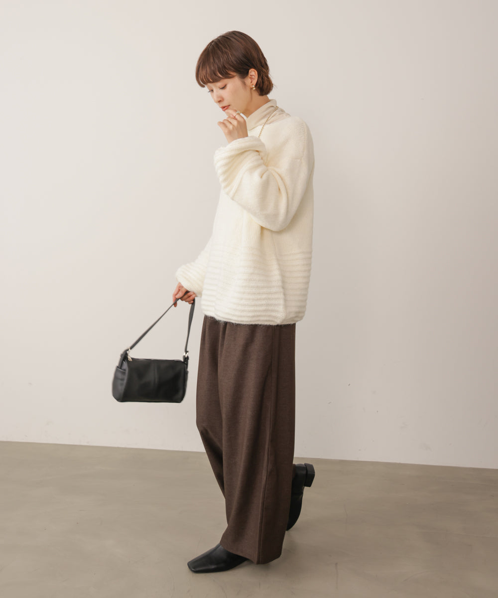 タックツイルワイドパンツ［11/6発送予定］