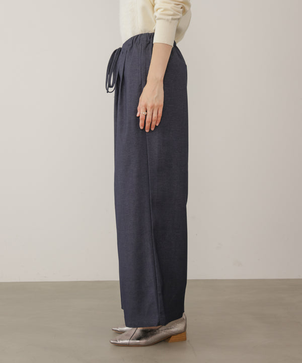 タックツイルワイドパンツ［11/6発送予定］