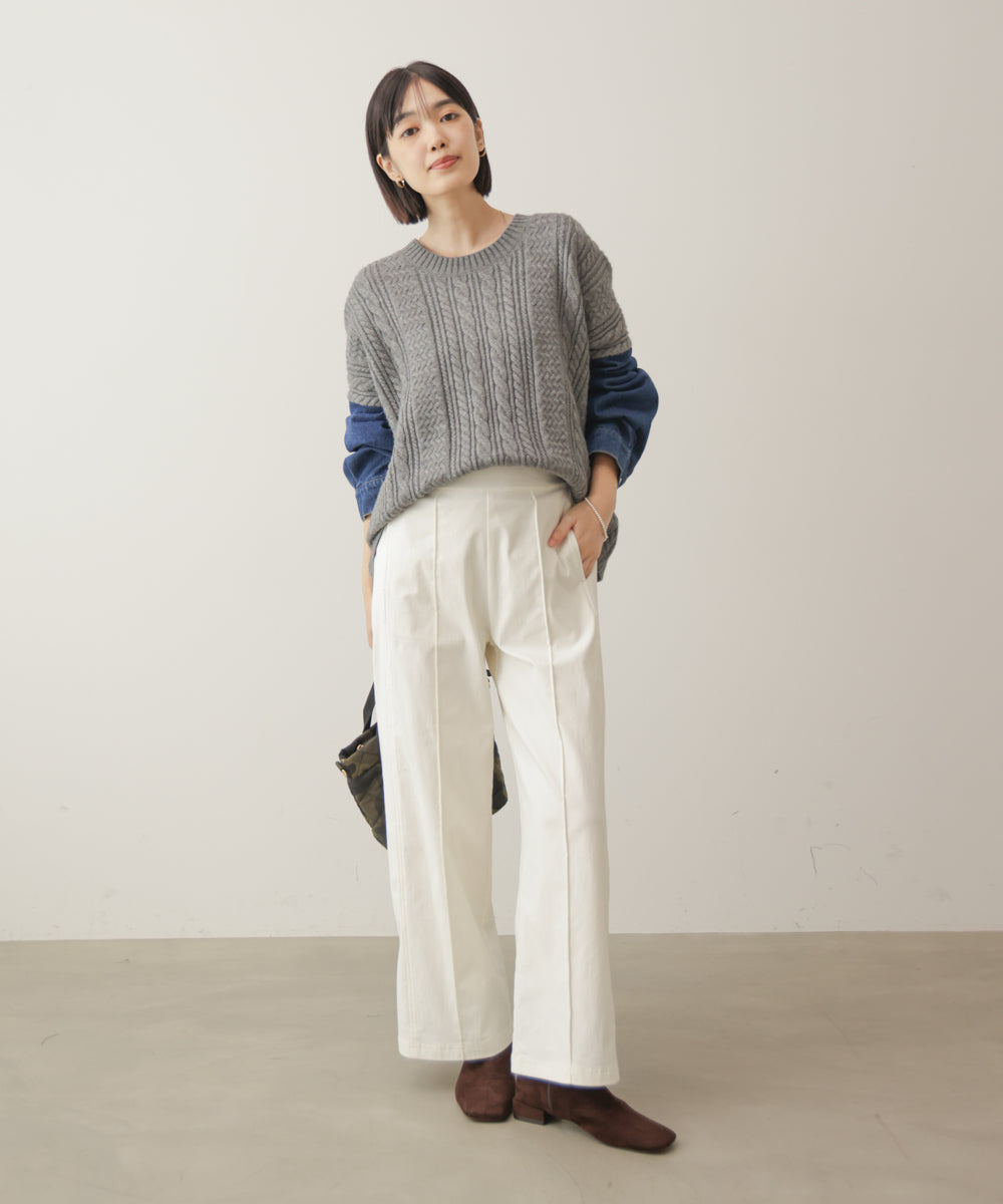 裏起毛HAKIYASEワイドパンツ［11/6発送予定］