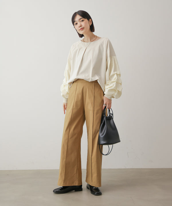 裏起毛HAKIYASEワイドパンツ［11/6発送予定］