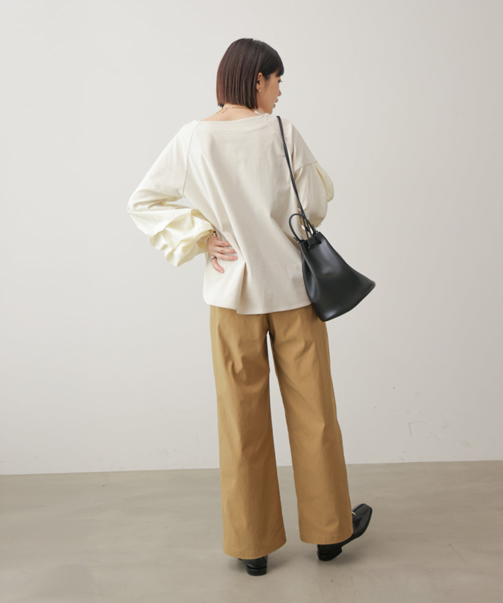 裏起毛HAKIYASEワイドパンツ［11/6発送予定］