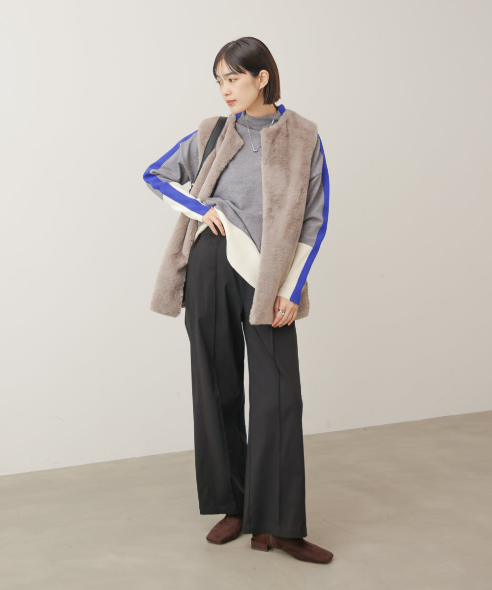 裏起毛HAKIYASEワイドパンツ［11/6発送予定］