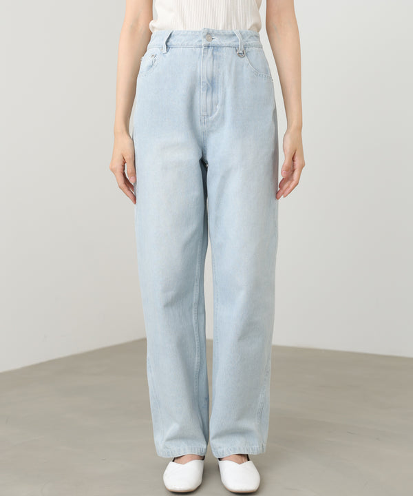 ウェーブラインデニムパンツ