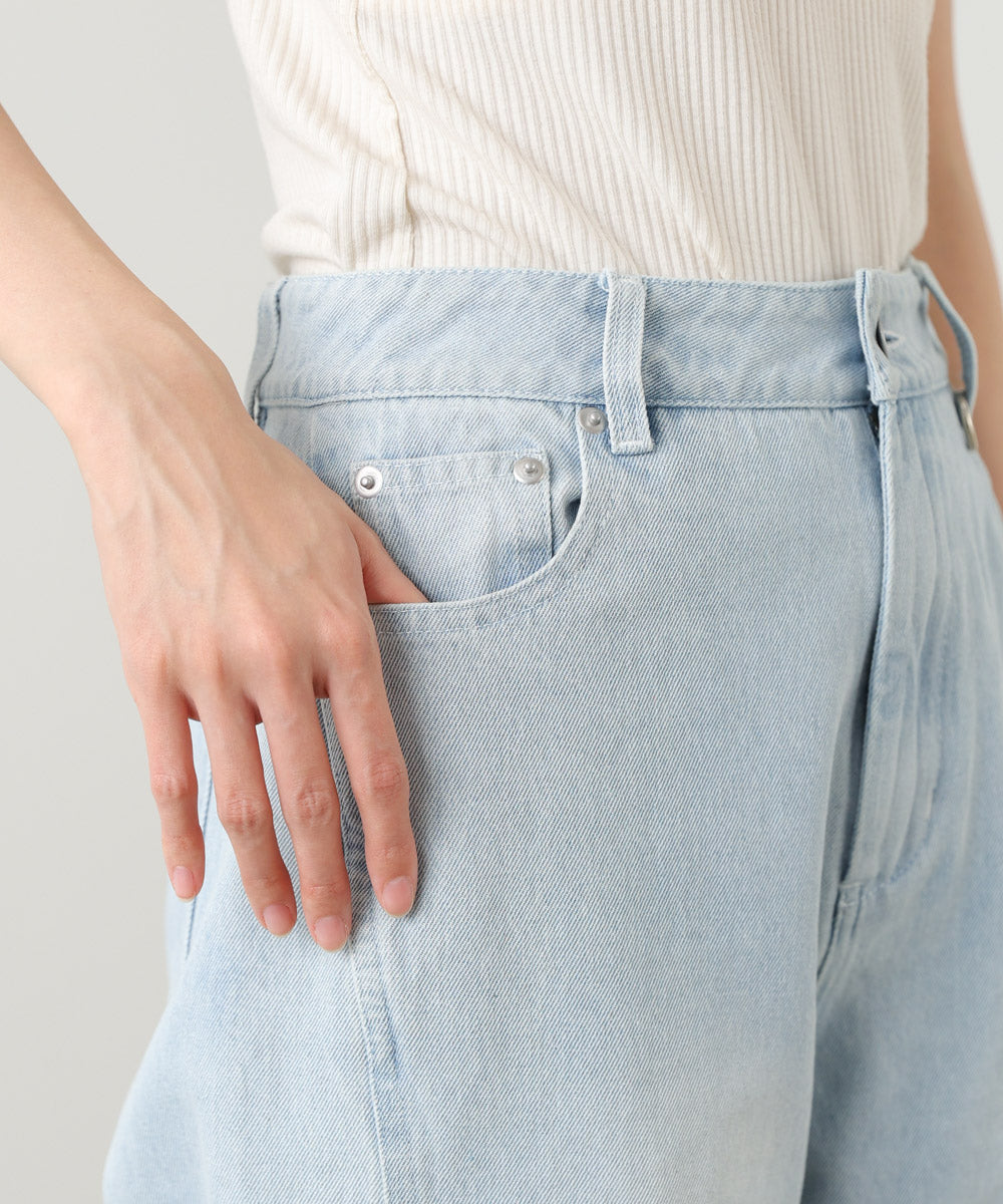 ウェーブラインデニムパンツ