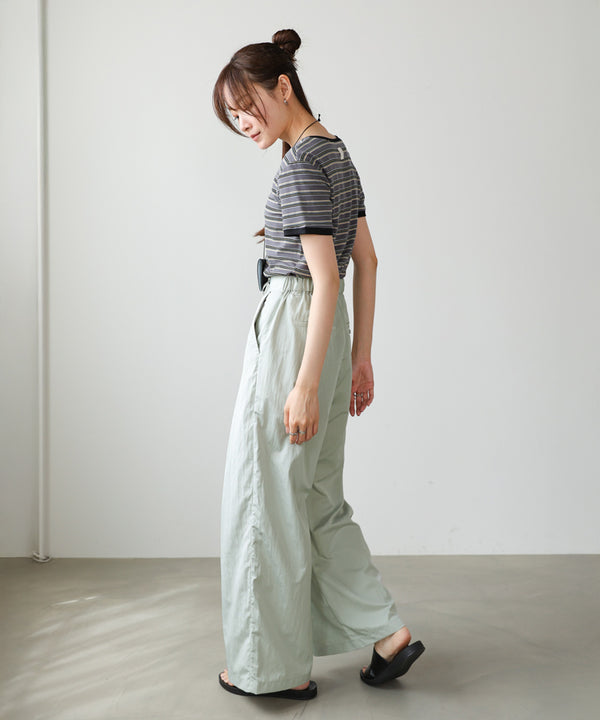 ボリュームワイドタックパンツ