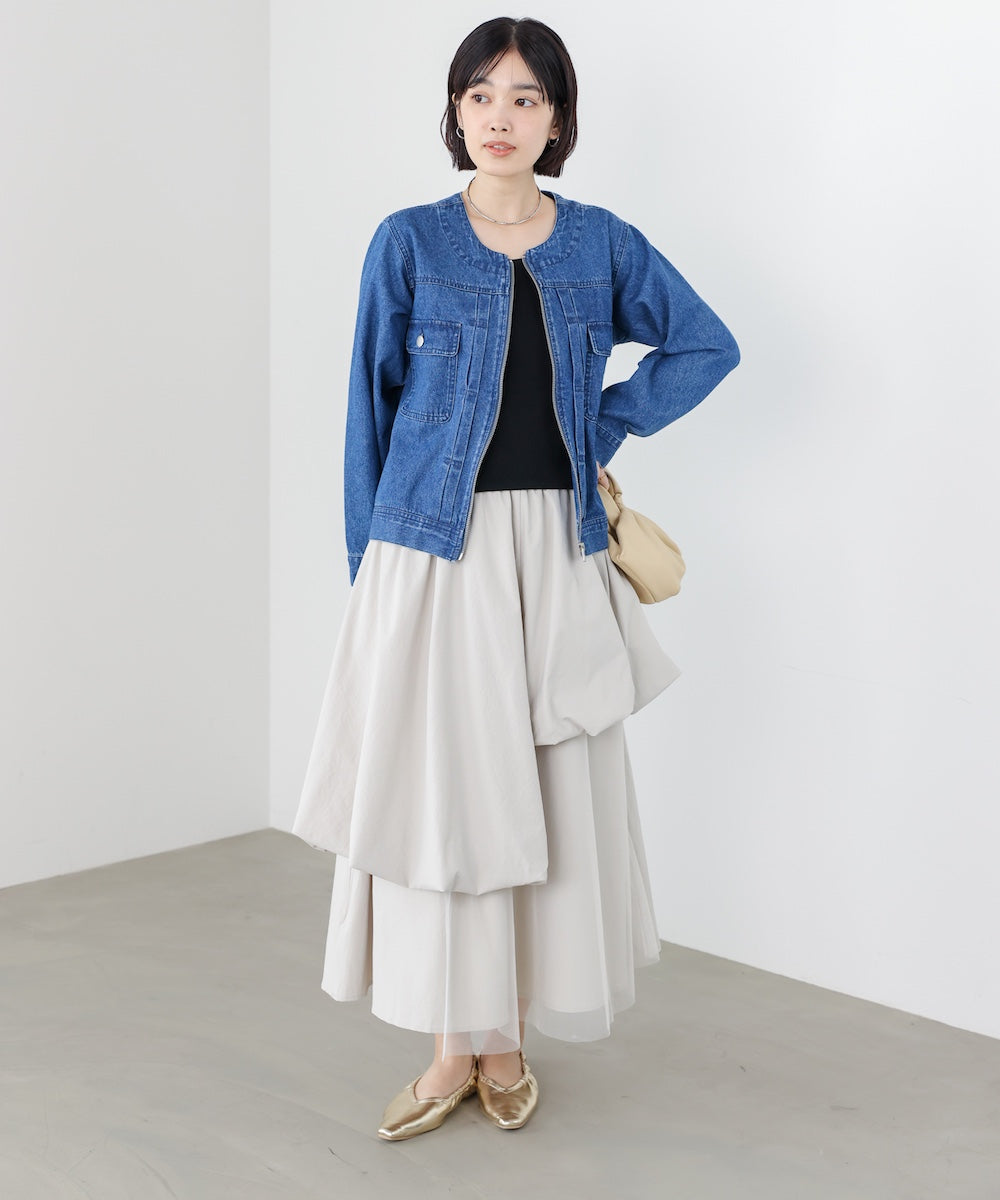 アシメレイヤードスカート