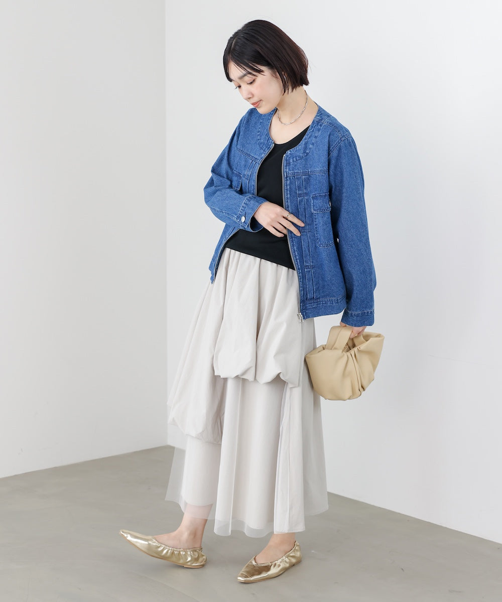 アシメレイヤードスカート