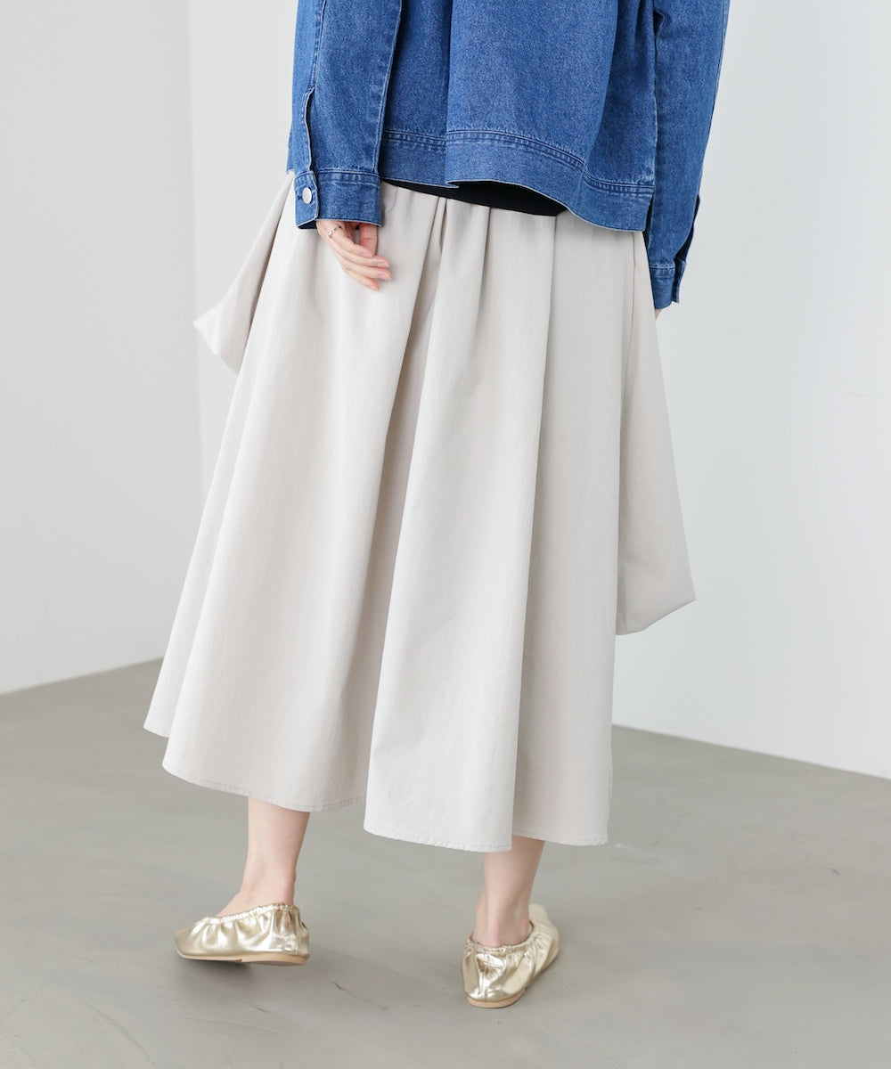 アシメレイヤードスカート