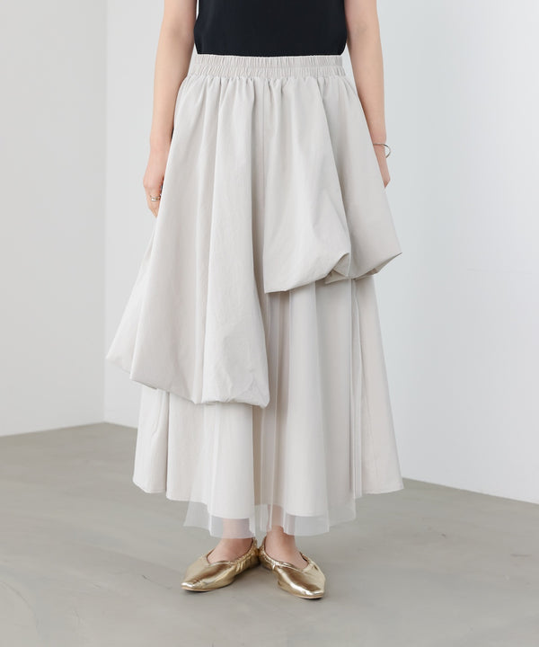 アシメレイヤードスカート