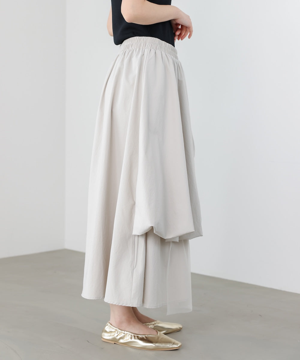 アシメレイヤードスカート