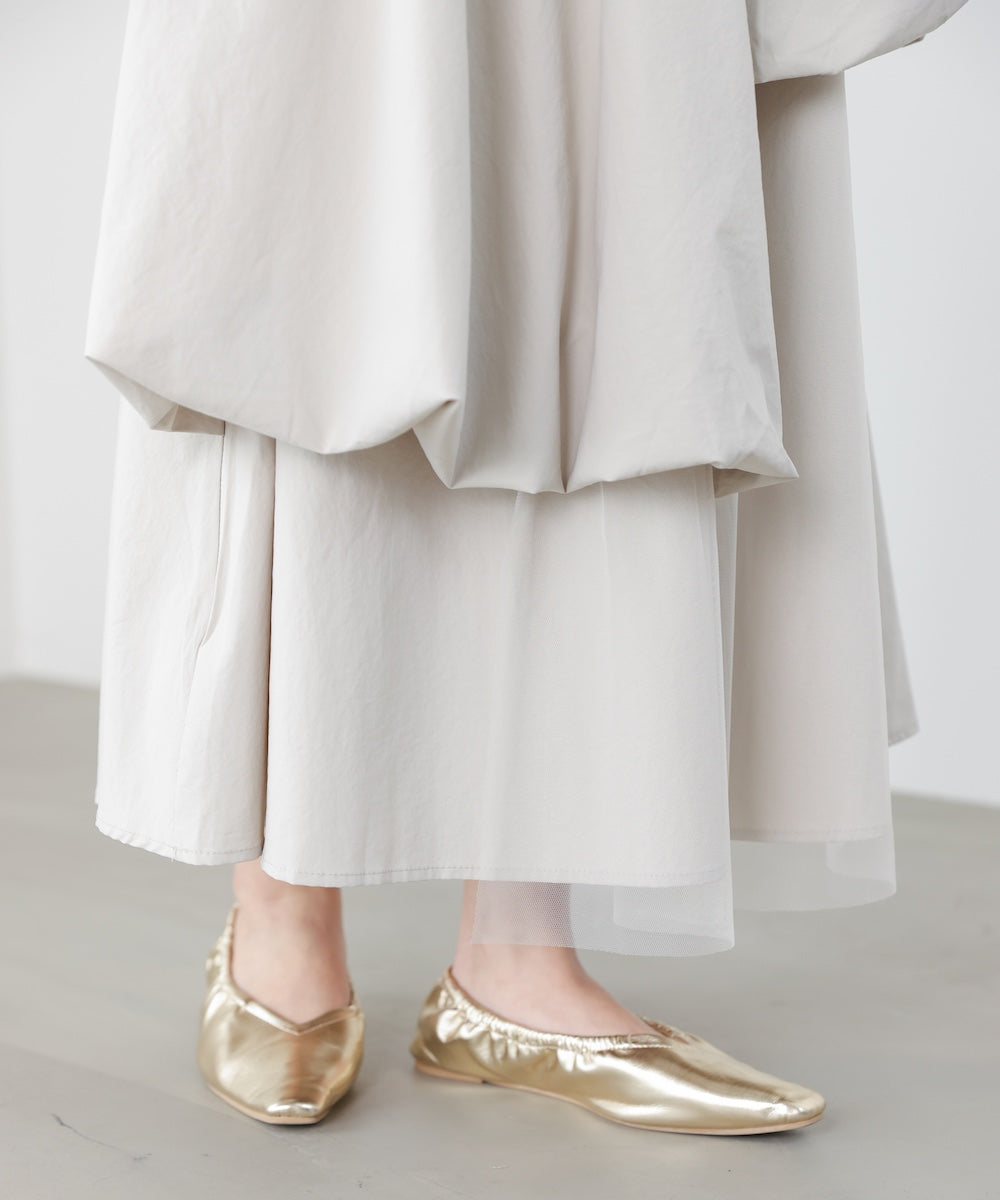 アシメレイヤードスカート