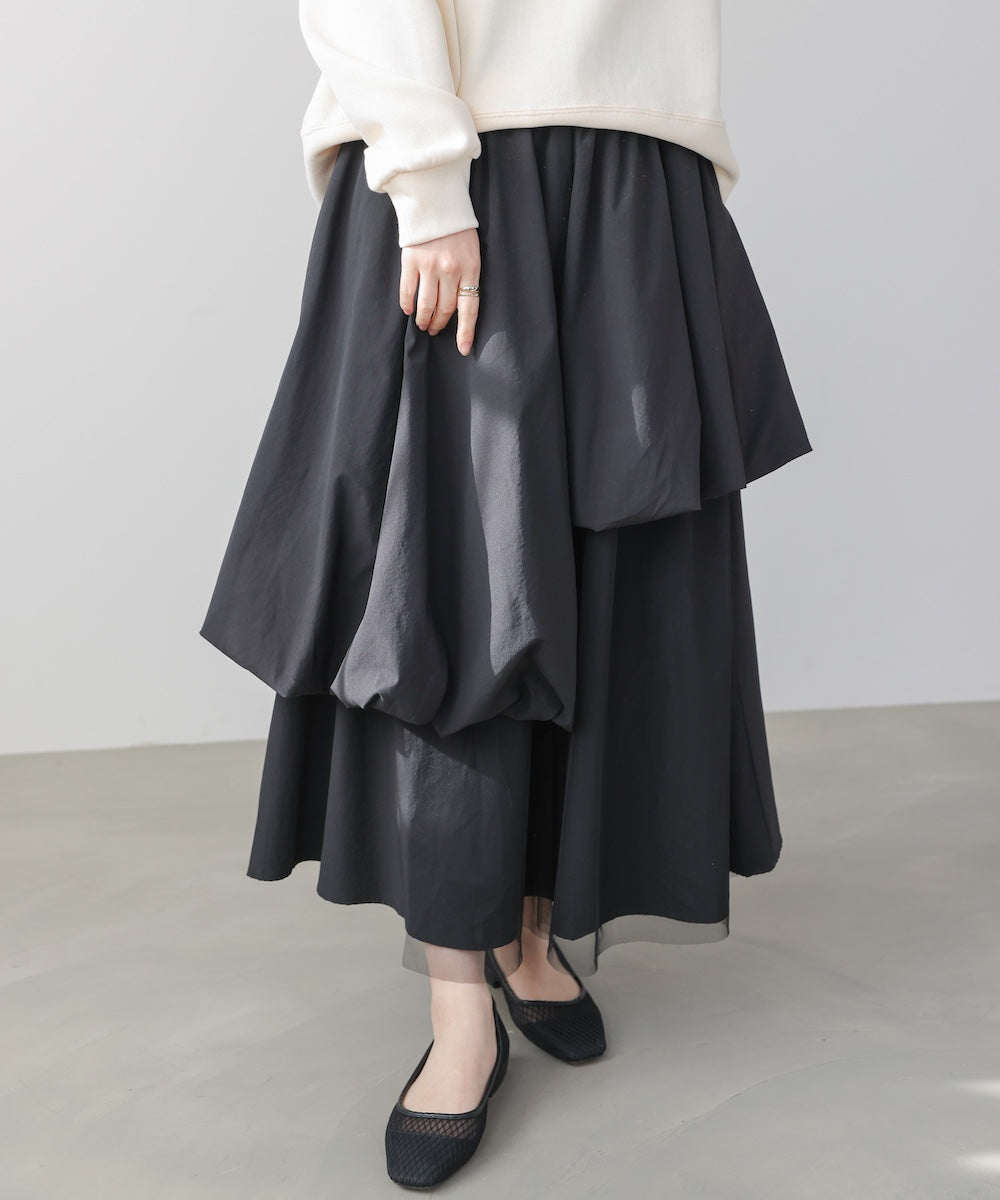アシメレイヤードスカート