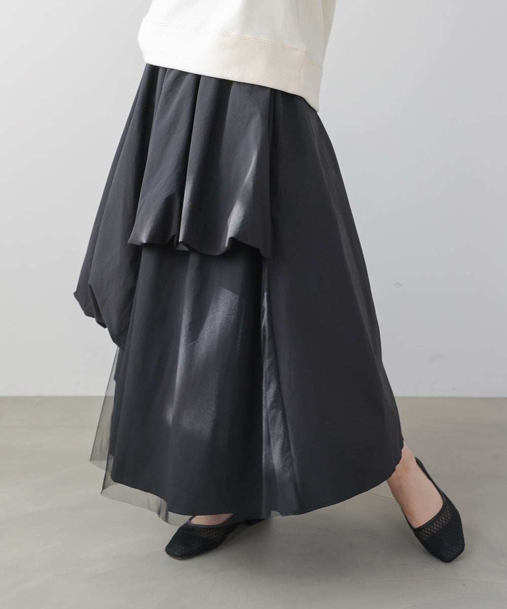 アシメレイヤードスカート