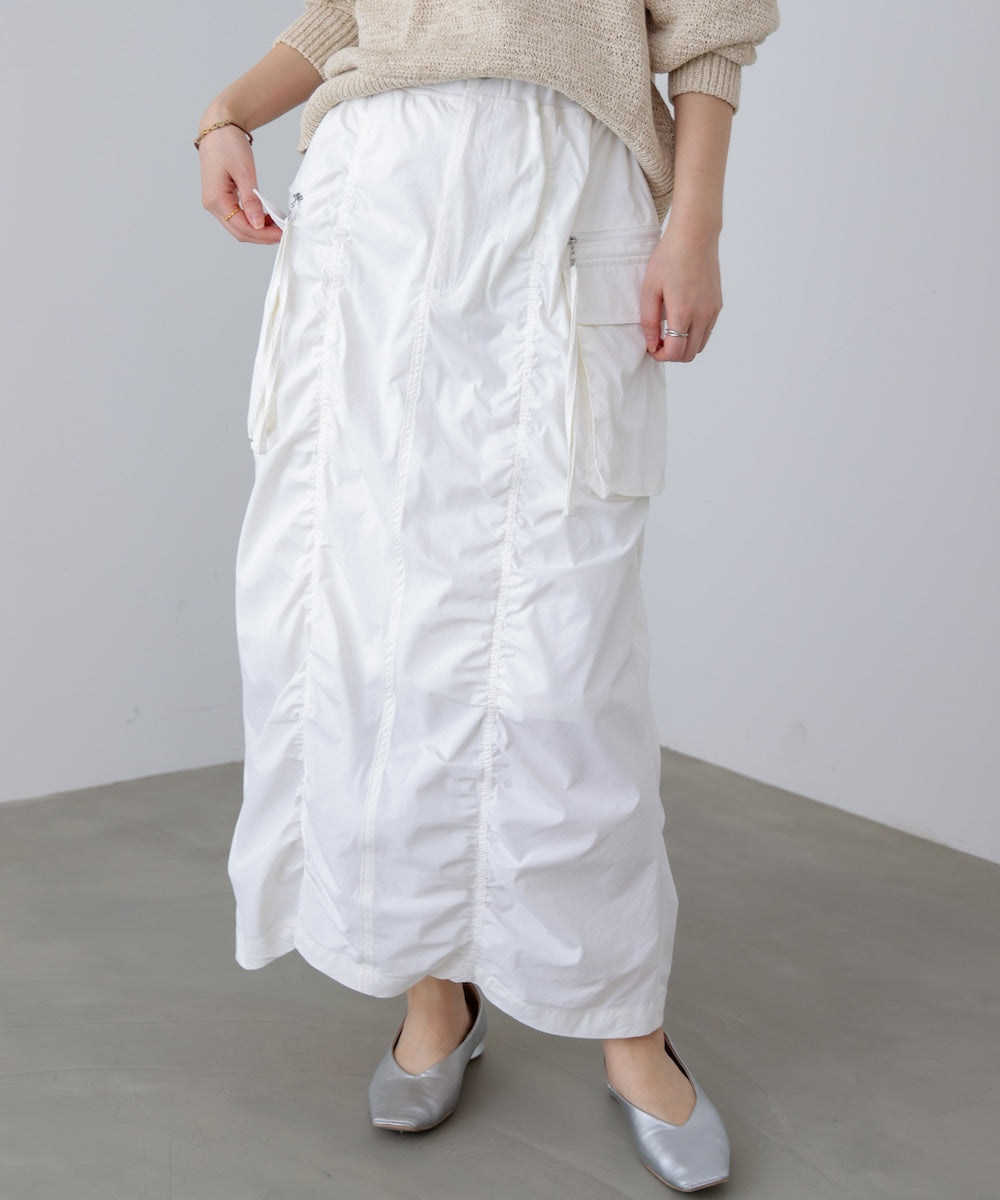 シャーリングミリタリースカート